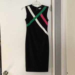 Calvin Klein Dress with modern, colorful detail